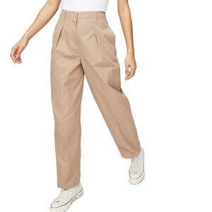 Aritzia Wilfred Free Day Off Pleated Wide Leg Pants Beige Size 0